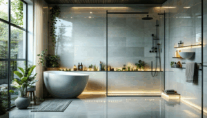 La douche à l’italienne incarne l’élégance contemporaine tout en offrant un confort inégalé à chaque passage sous l’eau. Son absence de rebord et son design épuré s’intègrent harmonieusement dans les salles de bains modernes, créant un espace fluide et accessible. […]